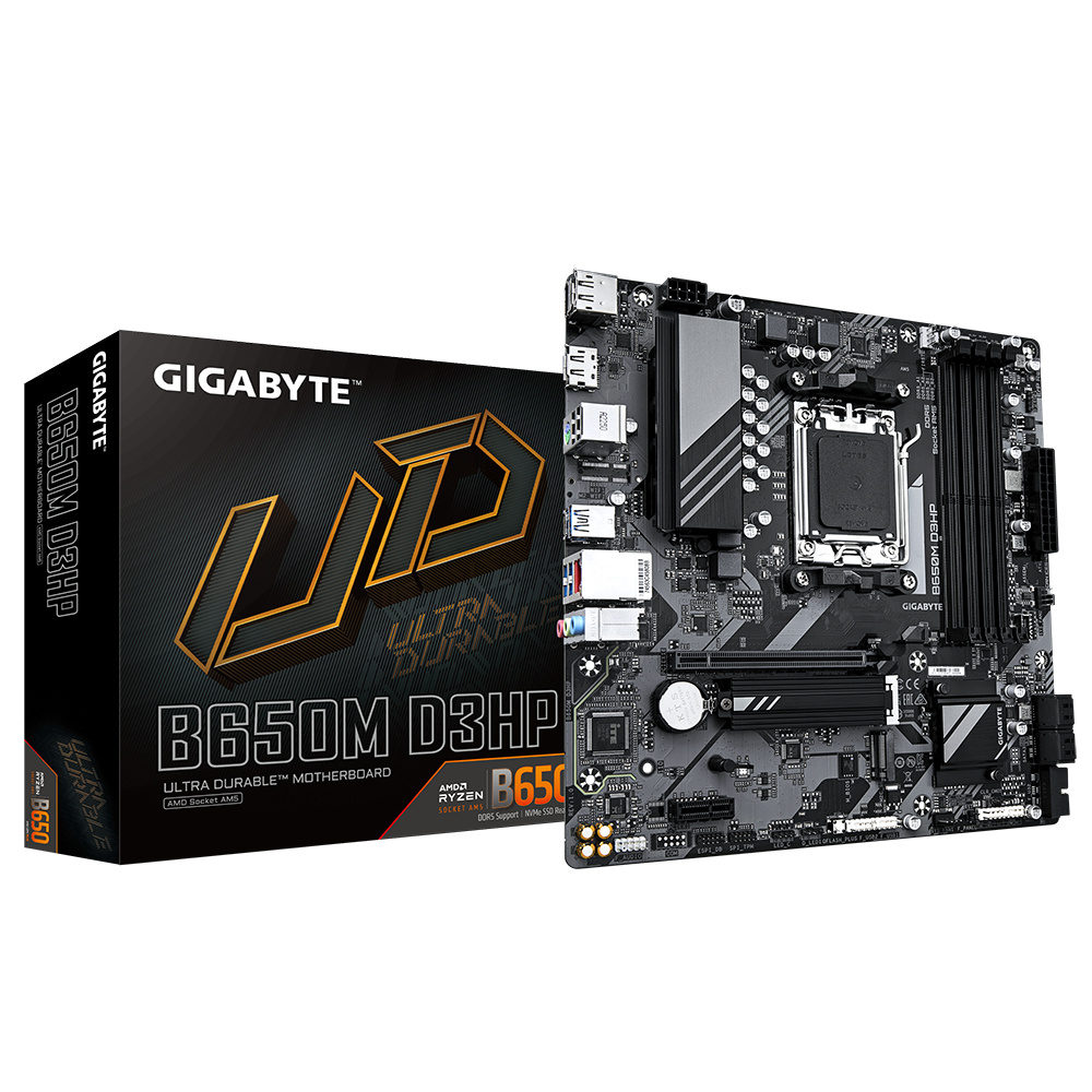 Gigabyte GIGABYTE B650M D3HP moederbord AMD B650 Socket AM5 micro ATX