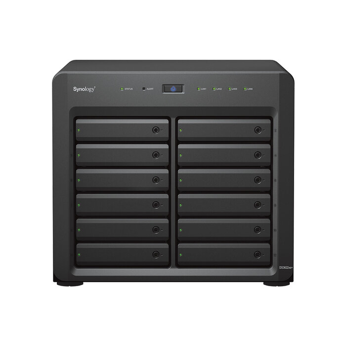 Synology Synology DiskStation DS3622xs+ NAS Tower Intel® Xeon® D D-1531 16 GB DDR4 DiskStation Manager Zwart