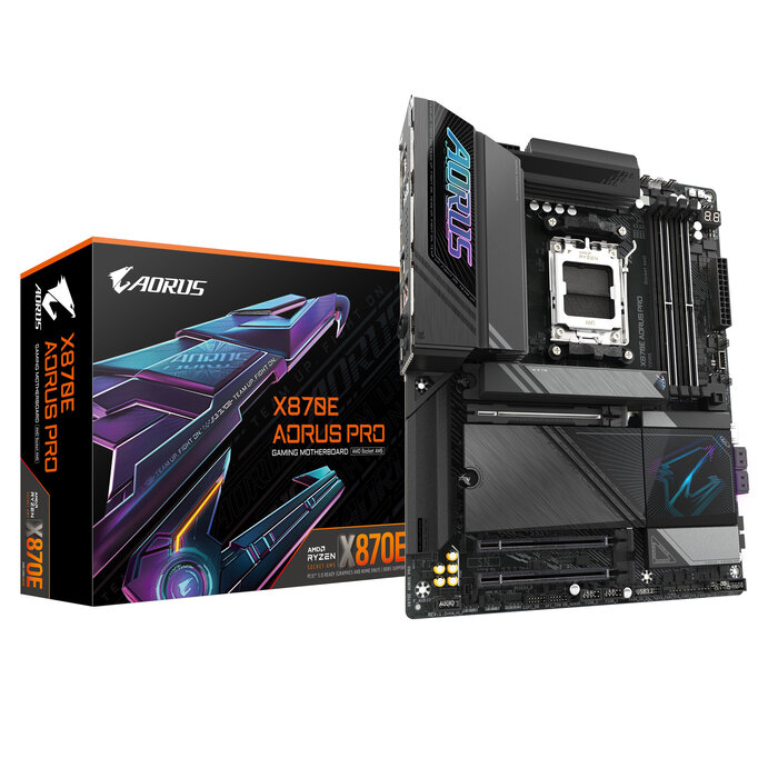 Gigabyte GIGABYTE X870E AORUS PRO moederbord AMD X870E Socket AM5 ATX