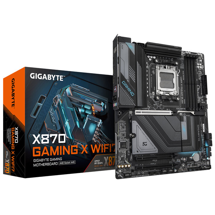 Gigabyte GIGABYTE X870 GAMING X WIFI7 moederbord AMD X870 Socket AM5 ATX