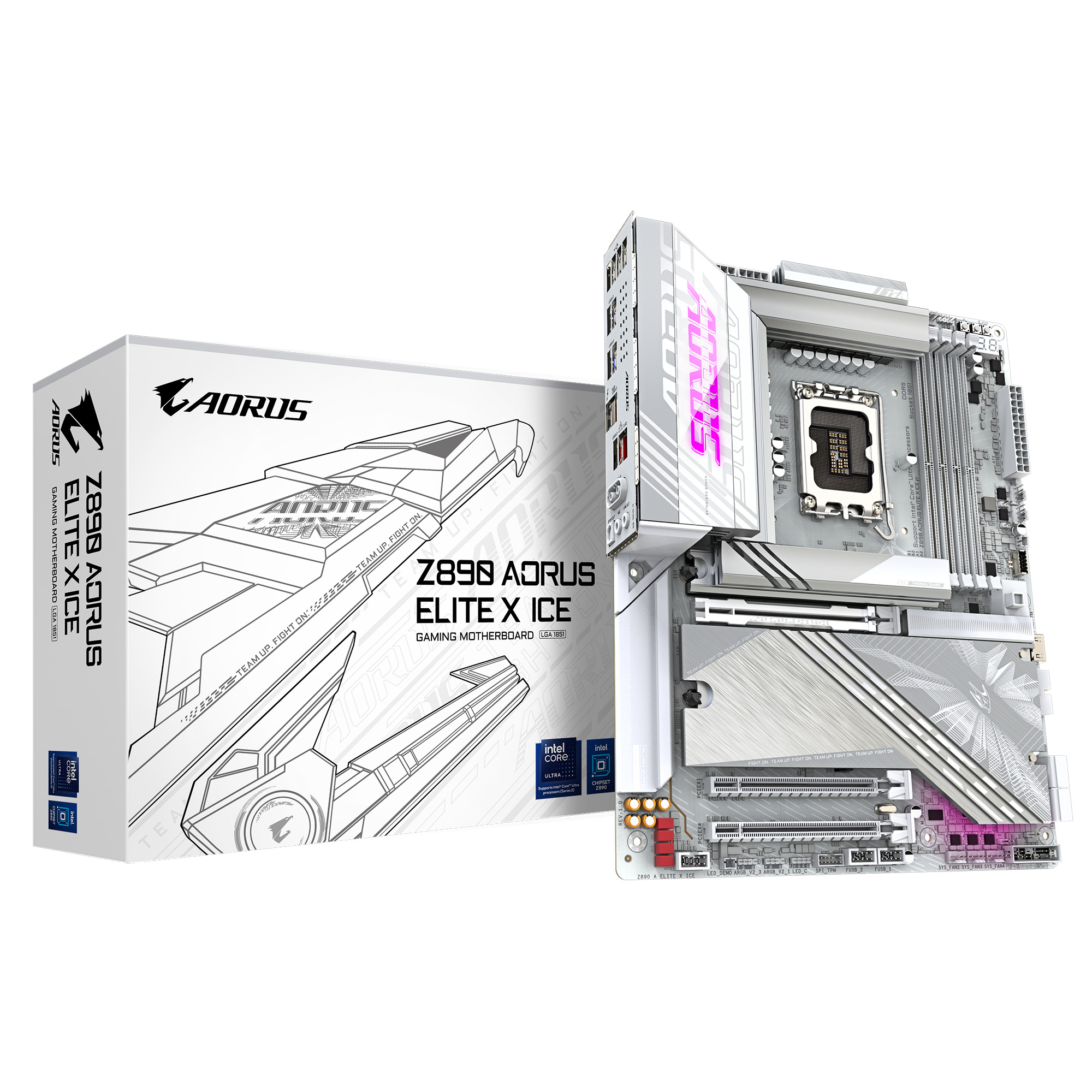 Gigabyte GIGABYTE Z890 AORUS ELITE X ICE Intel Z890 LGA 1851 (Socket V1) ATX