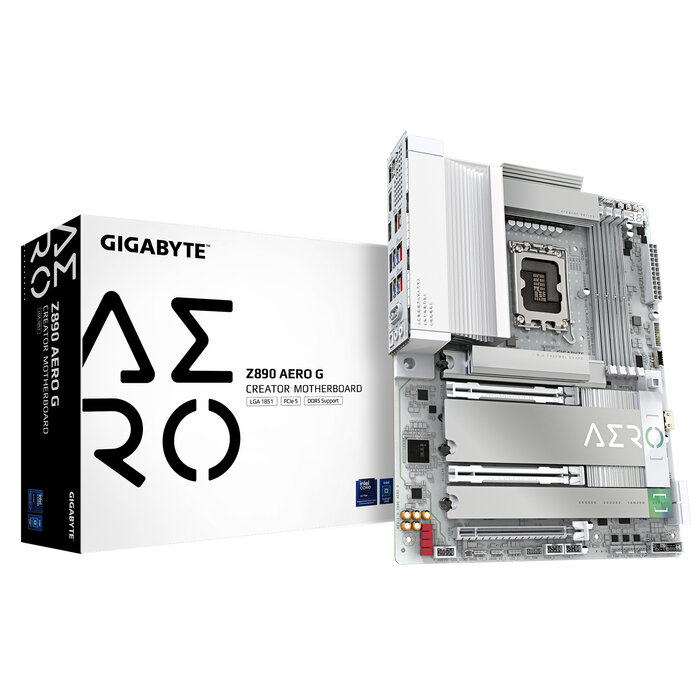 Gigabyte GIGABYTE Z890 AERO G moederbord LGA 1851 (Socket V1) ATX