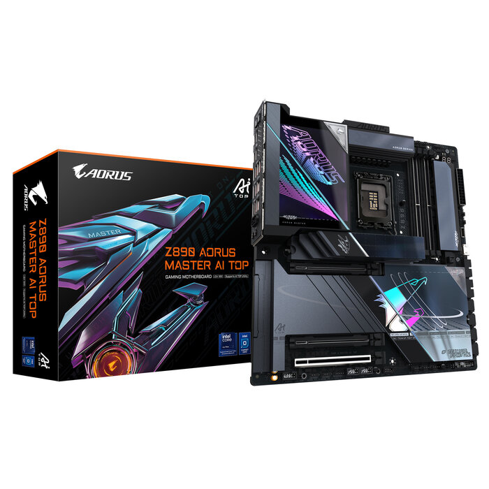 Gigabyte GIGABYTE Z890 AORUS MASTER AI TOP Intel Z890 LGA 1851 (Socket V1) Verlengd ATX