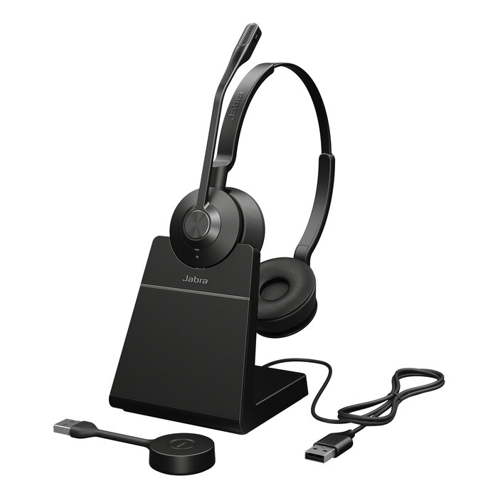 Jabra Jabra Engage 55 SE Headset Draadloos Hoofdband Kantoor/callcenter Zwart
