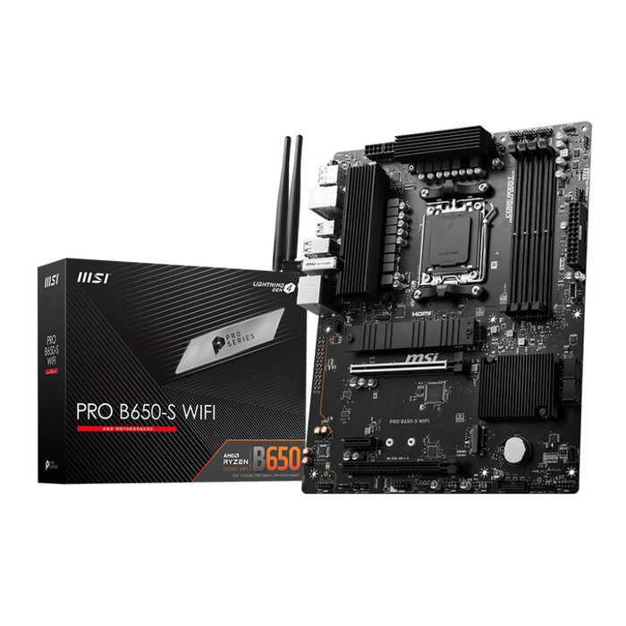 MSI MSI PRO B650-S WIFI moederbord AMD B650 Socket AM5 ATX