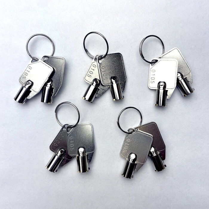 QNAP QNAP KEY-01-10PCS rack-toebehoren Vergrendelsleutel