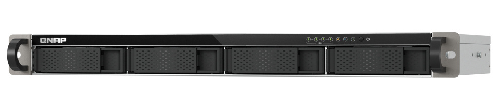 QNAP QNAP TS-433eU NAS Rack (1U) Cortex-A Cortex-A55 4 GB 0 TB QNAP Turbo System Zwart