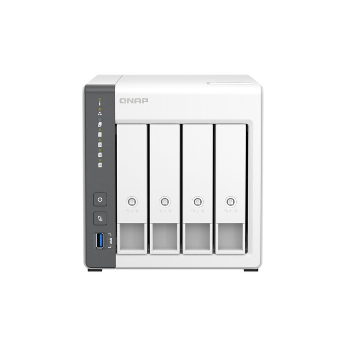 QNAP QNAP TS-433 NAS Tower ARM Cortex-A55 4 GB 0 TB QNAP QTS Wit