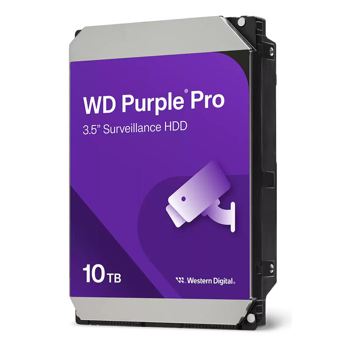 Western Digital Western Digital Purple Pro WD102PURP interne harde schijf 10 TB 7200 RPM 512 MB 3.5" SATA III