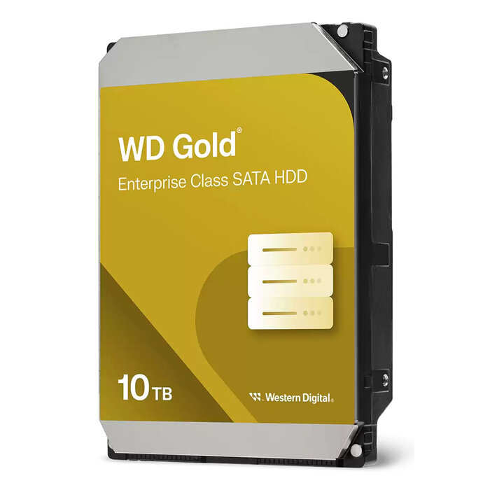 Western Digital Western Digital Gold WD103KRYZ interne harde schijf 10 TB 7200 RPM 512 MB 3.5" SATA III