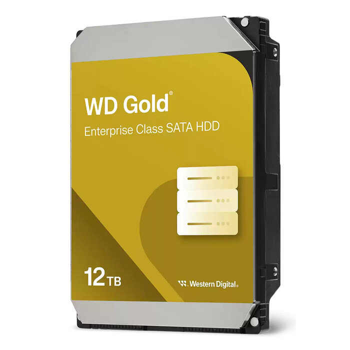 Western Digital Western Digital Gold WD122KRYZ interne harde schijf 12 TB 7200 RPM 512 MB 3.5" SATA III