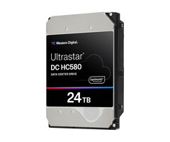 Western Digital Ultrastar DC HC580 interne harde schijf 24 TB 7200 RPM 512 MB 3.5" SAS (0F62802)