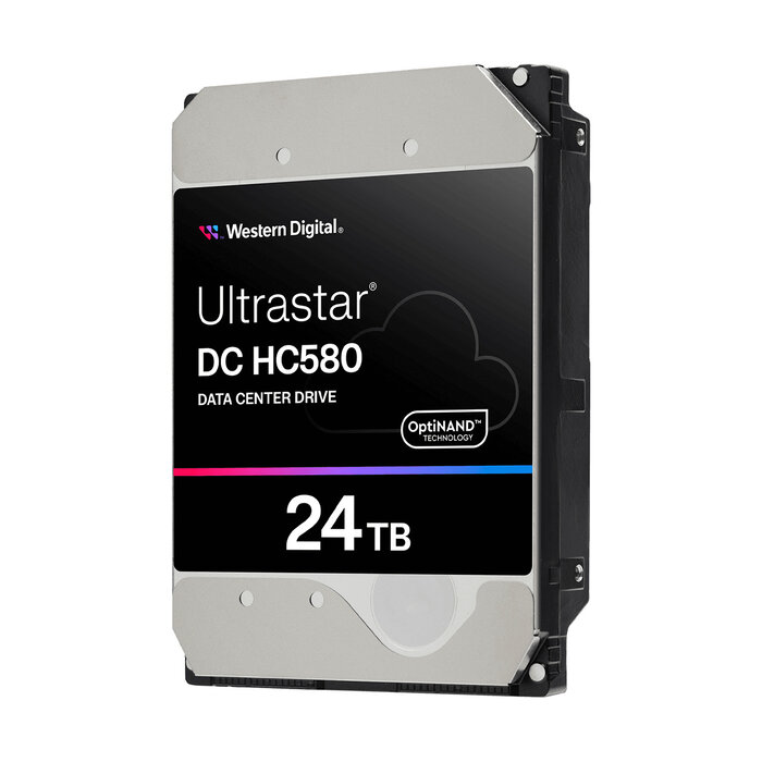 Western Digital Western Digital Ultrastar DC HC580 interne harde schijf 24 TB 7200 RPM 512 MB 3.5" SAS