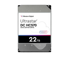 Western Digital Ultrastar DC HC570 interne harde schijf 22 TB 7200 RPM 512 MB 3.5" SATA III (0F48155)