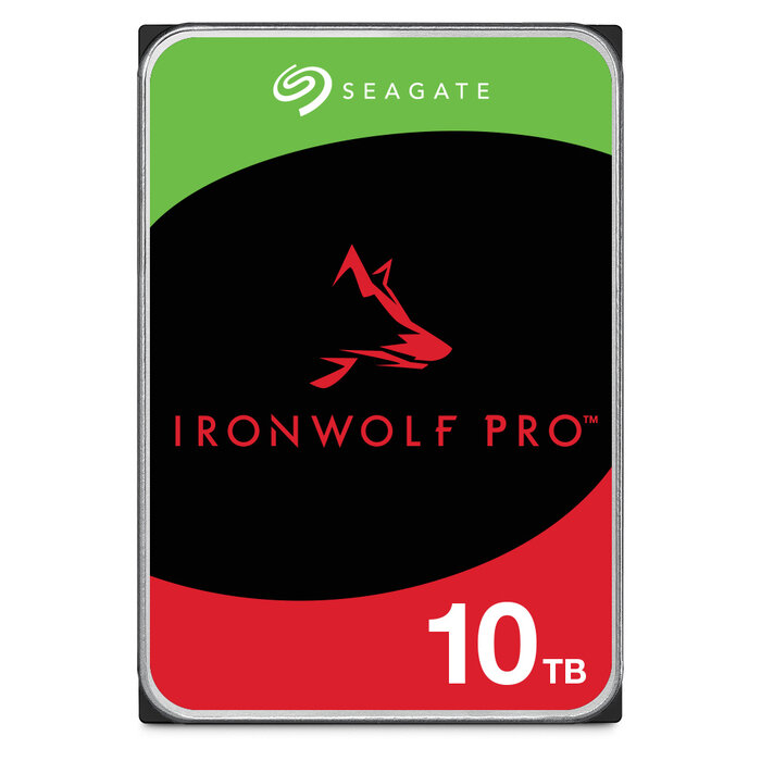 Seagate Seagate IronWolf Pro ST10000NT001 4 PACK interne harde schijf 10 TB 7200 RPM 256 MB 3.5" SATA III