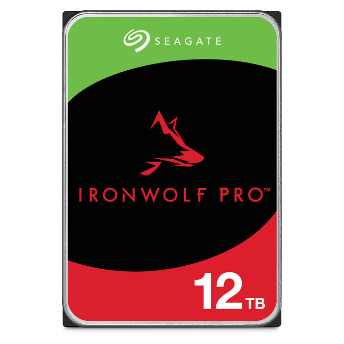 Seagate Seagate IronWolf Pro ST12000NT001 4 PACK interne harde schijf 12 TB 7200 RPM 256 MB 3.5" SATA III