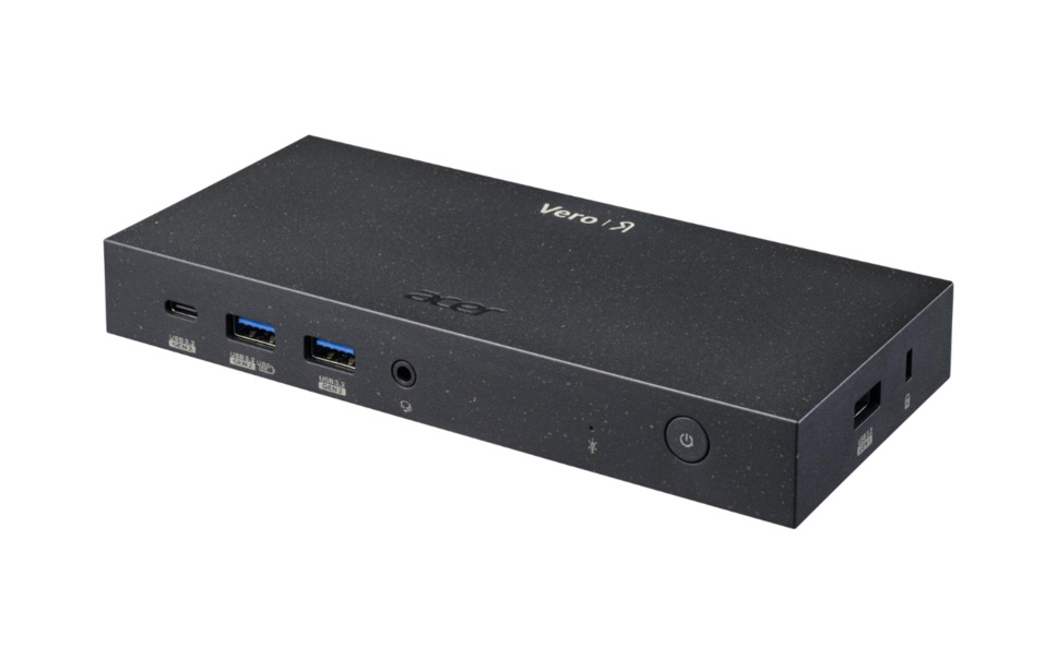 Acer Acer Vero MST Dock M33 100W PD - Black EU (Retail pack) Bedraad USB 3.2 Gen 2 (3.1 Gen 2) Type-C Zwart