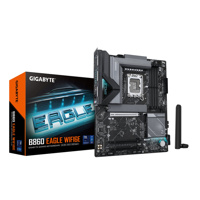 Gigabyte GIGABYTE B860 EAGLE WIFI6E moederbord Intel B860 LGA 1851 (Socket V1) ATX