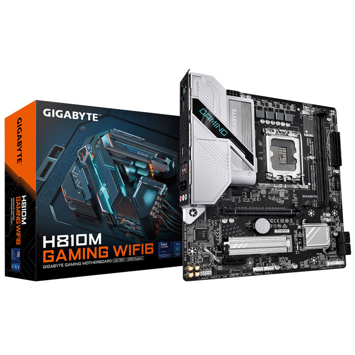 Gigabyte GIGABYTE H810M GAMING WIFI6 moederbord Intel H810 LGA 1851 (Socket V1) micro ATX