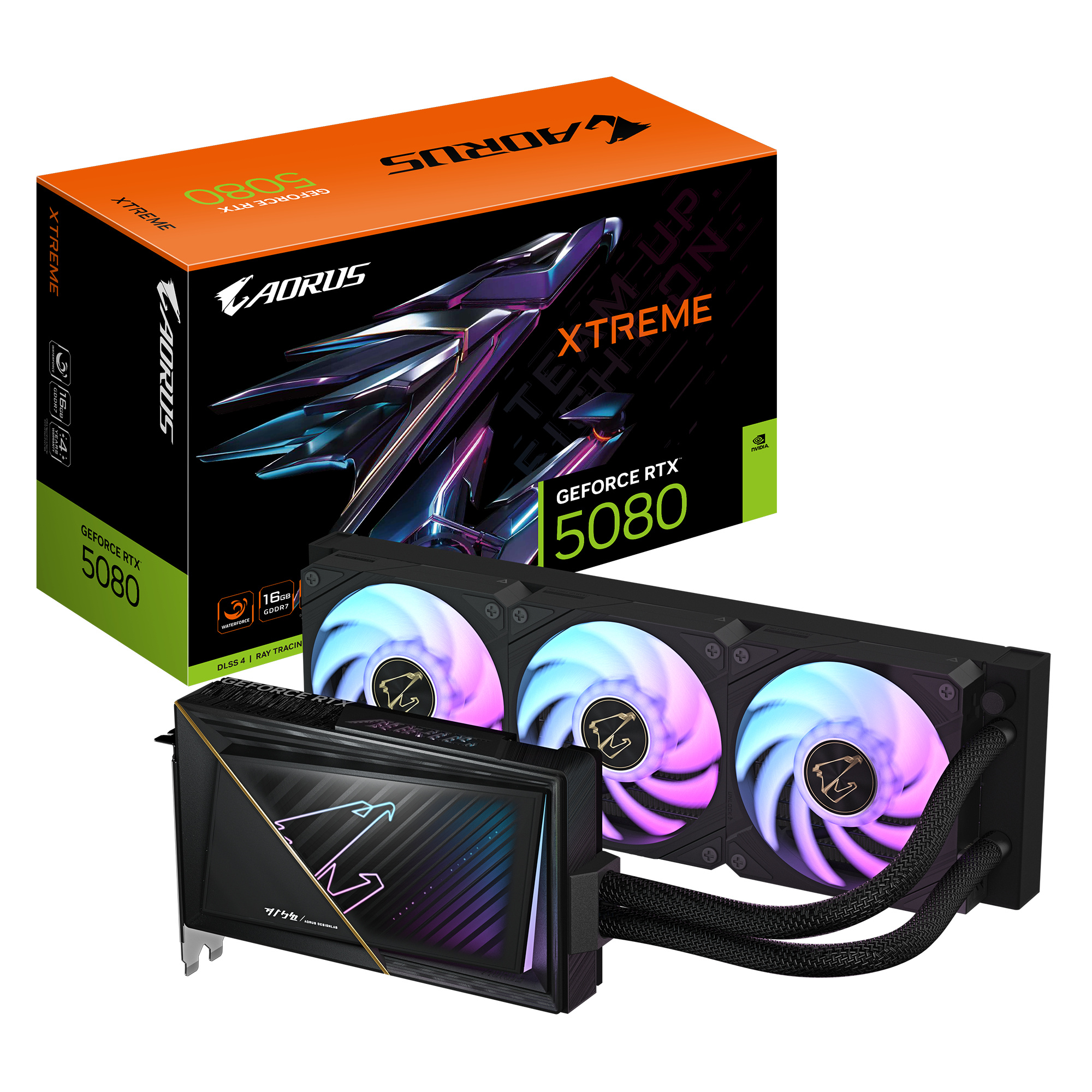 Gigabyte GIGABYTE AORUS GeForce RTX 5080 XTREME WATERFORCE 16G NVIDIA 16 GB GDDR7