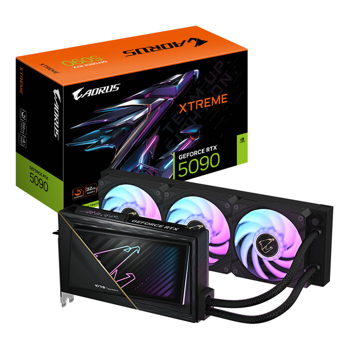 Gigabyte GIGABYTE AORUS GeForce RTX 5090 XTREME WATERFORCE 32G NVIDIA 32 GB GDDR7