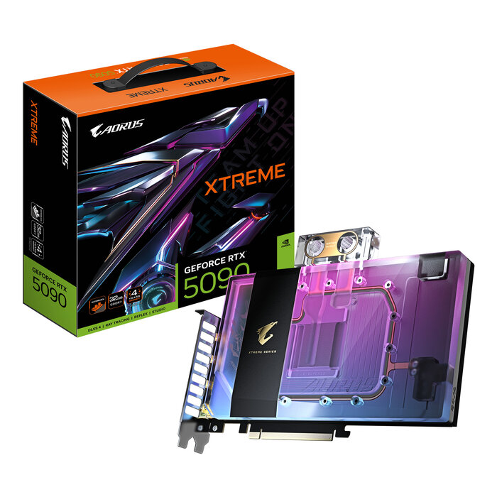 Gigabyte GIGABYTE AORUS GeForce RTX 5090 XTREME WATERFORCE WB 32G NVIDIA 32 GB GDDR7