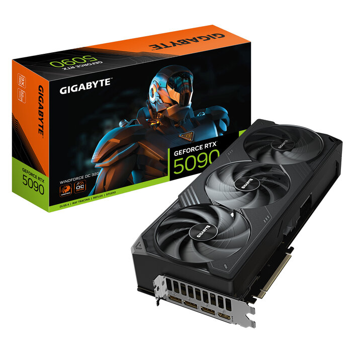 Gigabyte GIGABYTE GeForce RTX 5090 WINDFORCE OC 32G NVIDIA 32 GB GDDR7