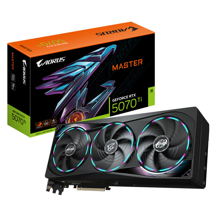 Gigabyte GIGABYTE AORUS GeForce RTX 5070 Ti MASTER 16G NVIDIA 16 GB GDDR7