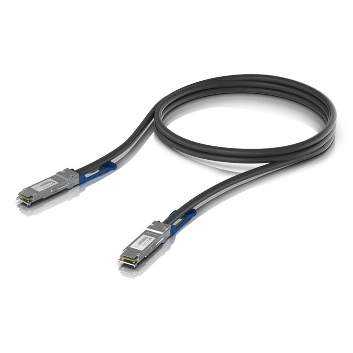 Ubiquiti Ubiquiti UACC-DAC-QSFP28-1M InfiniBand en Glasvezelkabel Zwart