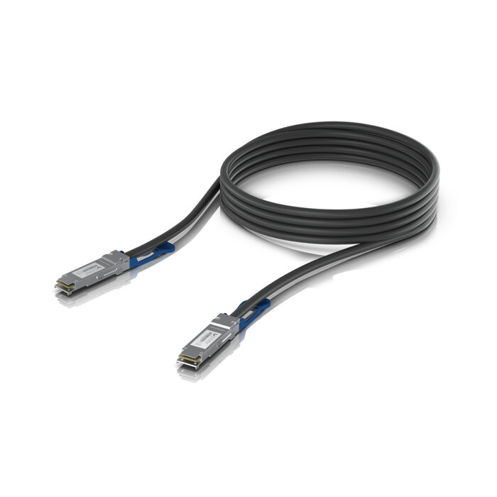 Ubiquiti Ubiquiti UACC-DAC-QSFP28-3M InfiniBand en Glasvezelkabel Zwart