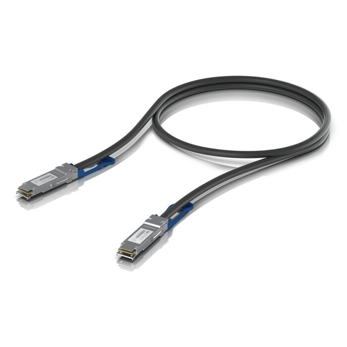 Ubiquiti Ubiquiti UACC-DAC-QSFP28-0.5M InfiniBand en Glasvezelkabel 0,5 m Zwart