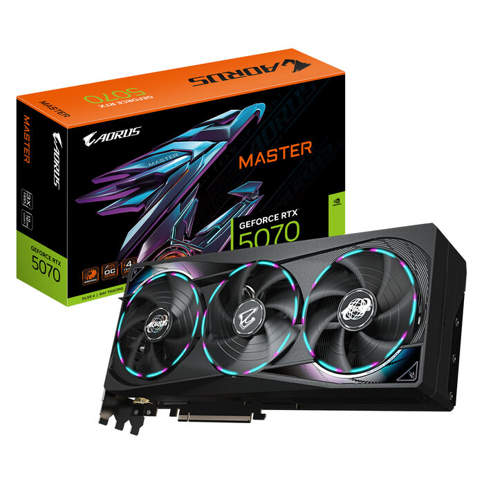 Gigabyte GIGABYTE AORUS GeForce RTX 5070 MASTER 12G NVIDIA 12 GB GDDR7