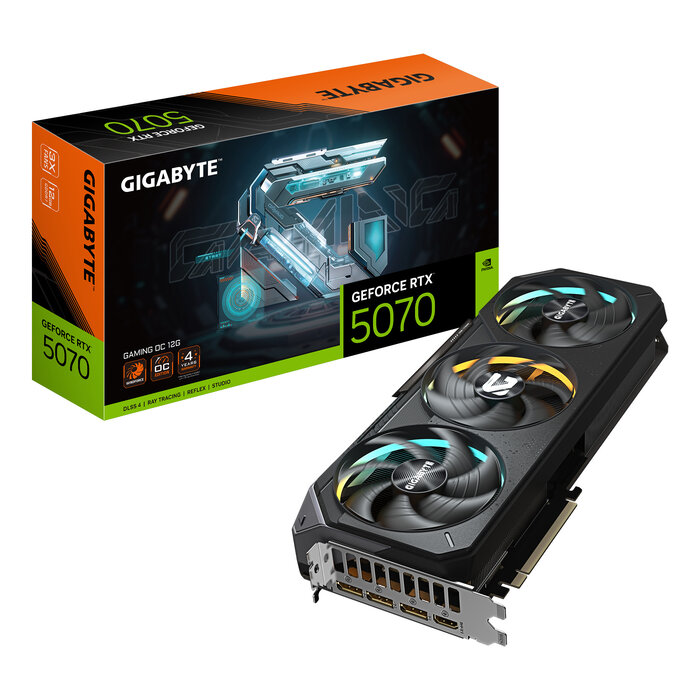 Gigabyte GIGABYTE GeForce RTX 5070 GAMING OC 12G NVIDIA 12 GB GDDR7