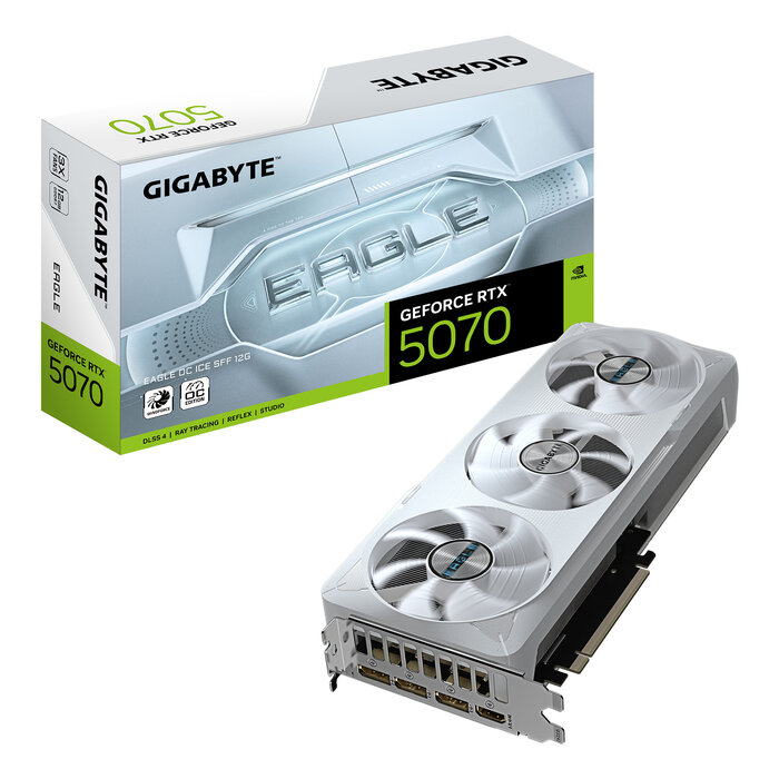 Gigabyte GIGABYTE GeForce RTX 5070 EAGLE OC ICE SFF 12G NVIDIA 12 GB GDDR7