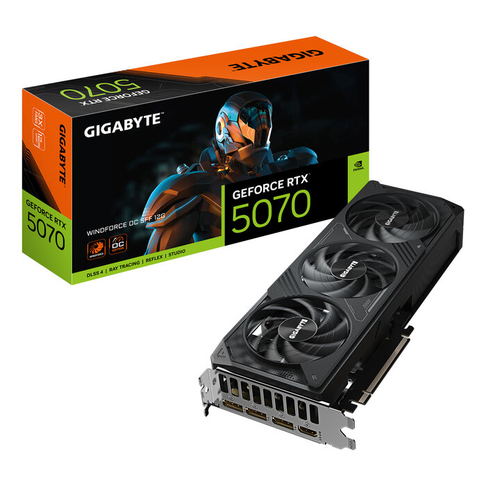 Gigabyte GIGABYTE GeForce RTX 5070 WINDFORCE OC SFF 12G NVIDIA 12 GB GDDR7