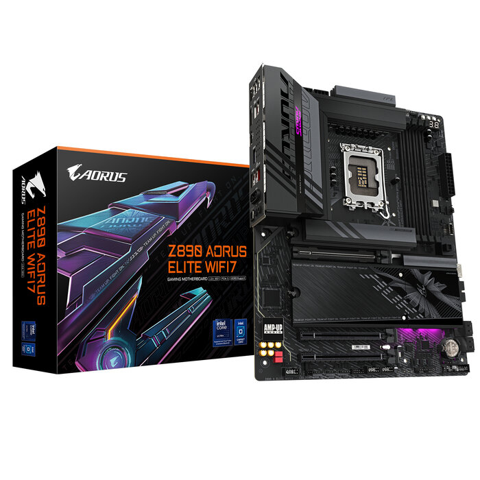 Gigabyte GIGABYTE Z890 AORUS ELITE WIFI7 Intel Z890 LGA 1851 (Socket V1) ATX