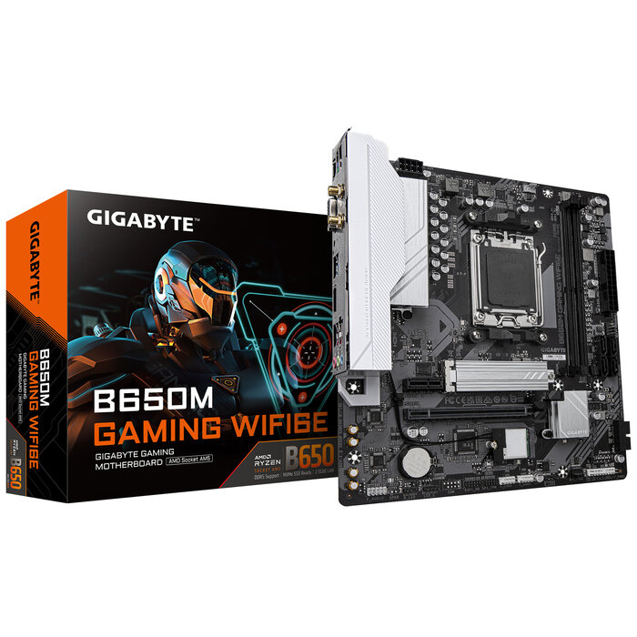 Gigabyte GIGABYTE B650M GAMING WIFI6E moederbord AMD B650 Socket AM5 micro ATX