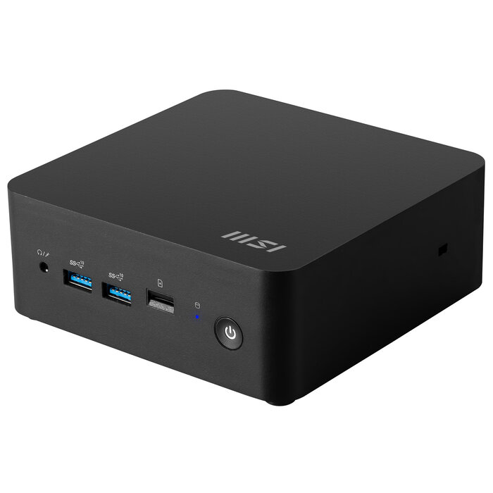 MSI MSI Cubi NUC 1MG-024XDE Intel Core 3 100U 8 GB DDR5-SDRAM 256 GB SSD Mini PC Zwart