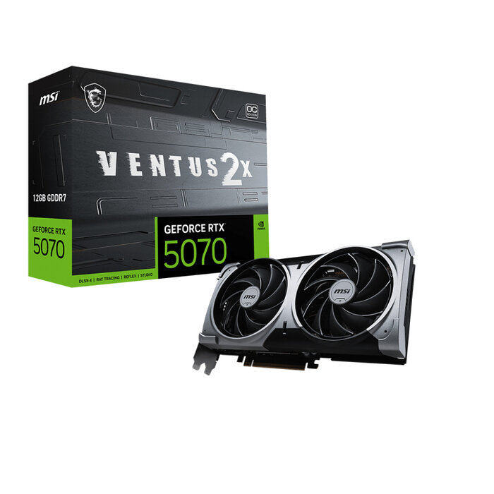 MSI MSI GeForce RTX 5070 12G VENTUS 2X OC NVIDIA 12 GB GDDR7
