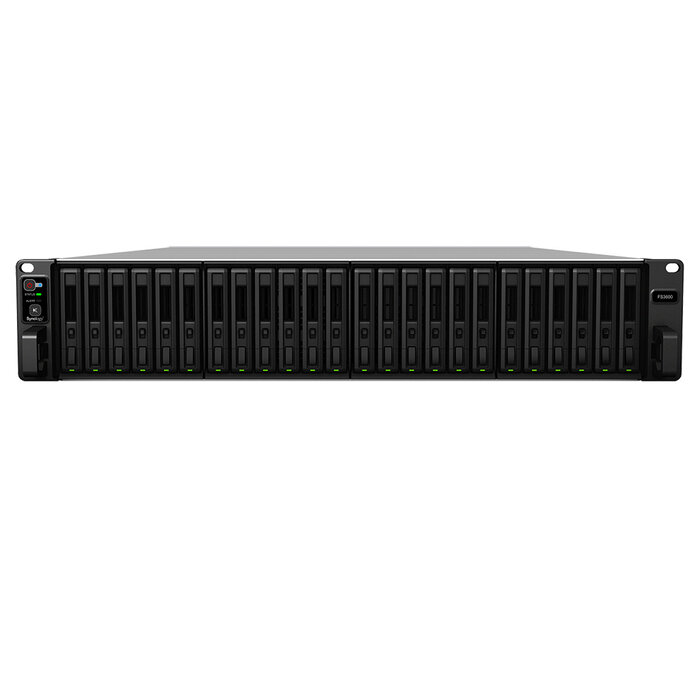 Synology Synology FlashStation FS3600 data-opslag-server NAS Rack (2U) Intel® Xeon® D D-1567 16 GB DDR4 0 TB Zwart