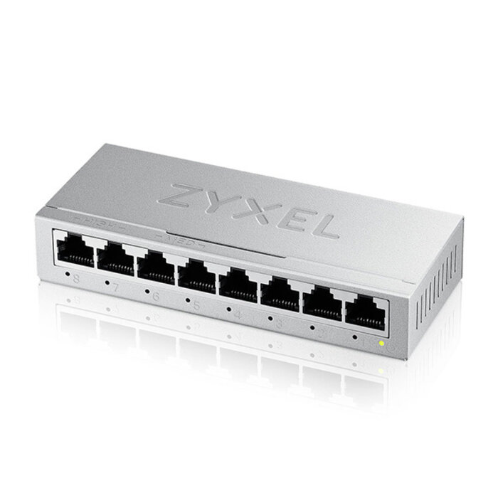Zyxel Zyxel GS-108BV5-EU0101F netwerk-switch Unmanaged L2 Gigabit Ethernet (10/100/1000)