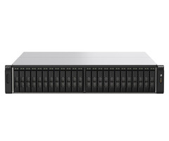QNAP QNAP TS-h2490FU NAS Rack (2U) EPYC 7302P 128 GB DDR4 0 TB QuTS hero Zwart, Grijs