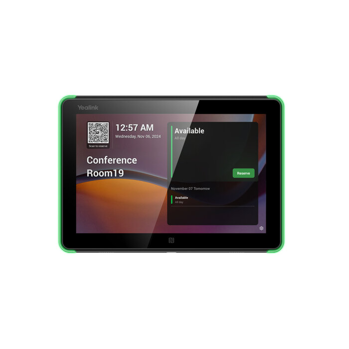 Yealink Yealink Room Panel E2 20,3 cm (8") 1280 x 800 Pixels LCD 802.11a, 802.11b, 802.11g, Wi-Fi 5 (802.11ac) Zwart Bluetooth