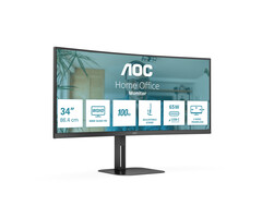 AOC AOC V5 CU34V5C/BK LED display 86,4 cm (34") 3440 x 1440 Pixels Wide Quad HD Zwart