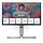AOC U27U3CV computer monitor 68,6 cm (27") 3840 x 2160 Pixels 4K Ultra HD LCD Zwart