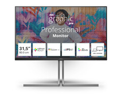 AOC AOC U32U3CV computer monitor 80 cm (31.5") 3840 x 2160 Pixels 4K Ultra HD LCD Zwart