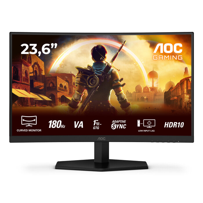 AOC AOC G4 C24G42E computer monitor 59,9 cm (23.6") 1920 x 1080 Pixels Full HD LED Zwart, Rood