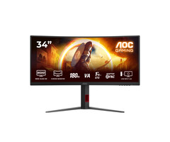 AOC AOC G4 CU34G4 computer monitor 86,4 cm (34") 3440 x 1440 Pixels Wide Quad HD LED Zwart, Rood
