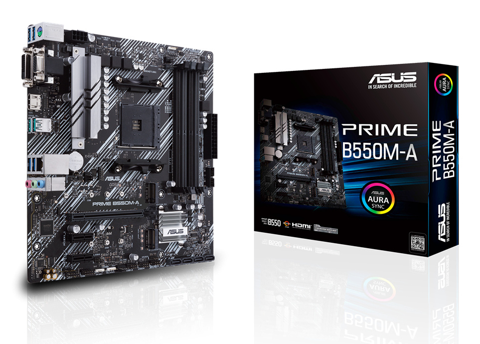 Asus ASUS PRIME B550M-A AMD B550 Socket AM4 micro ATX
