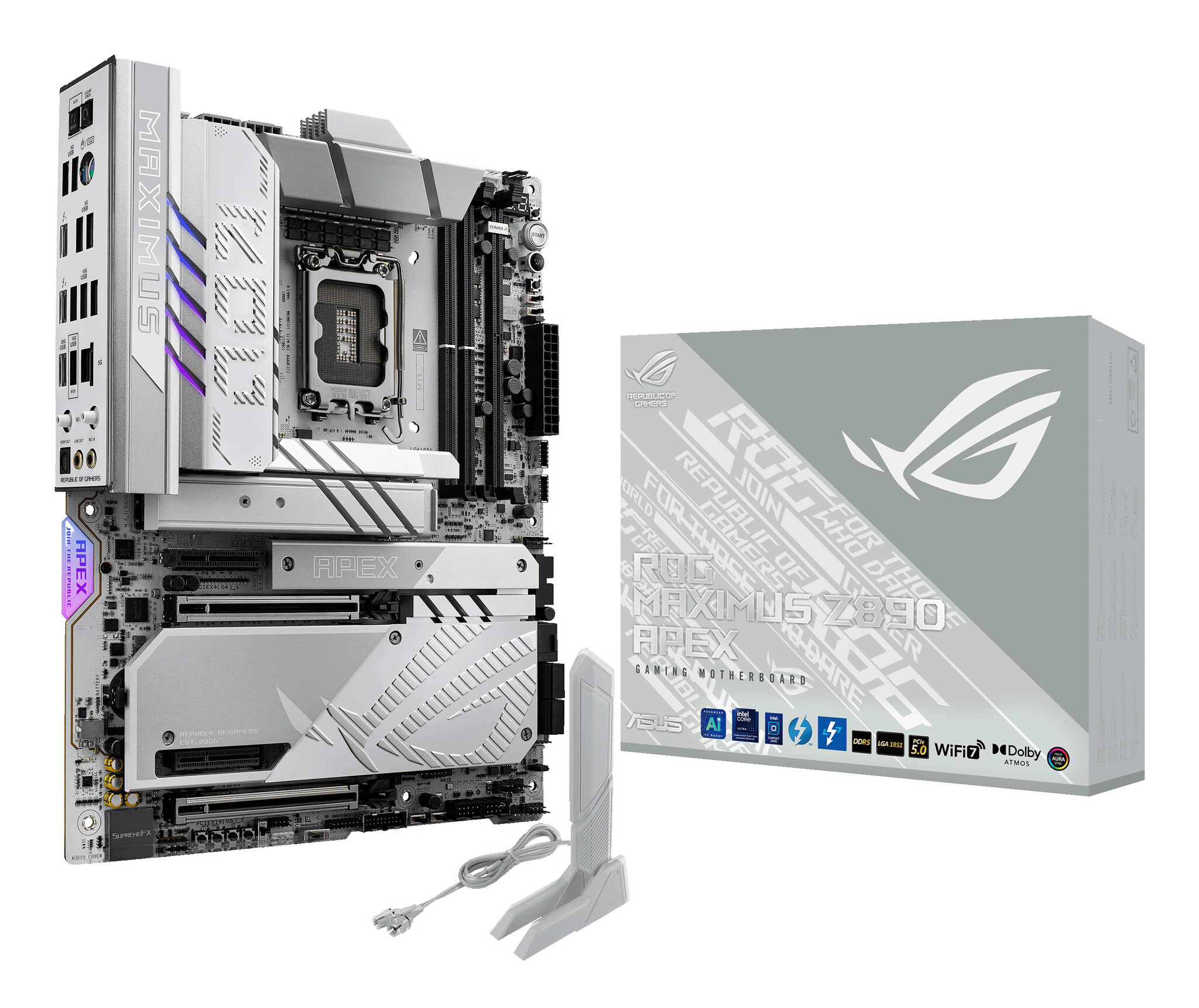 Asus ASUS ROG MAXIMUS Z890 APEX Intel Z890 LGA 1851 (Socket V1) ATX